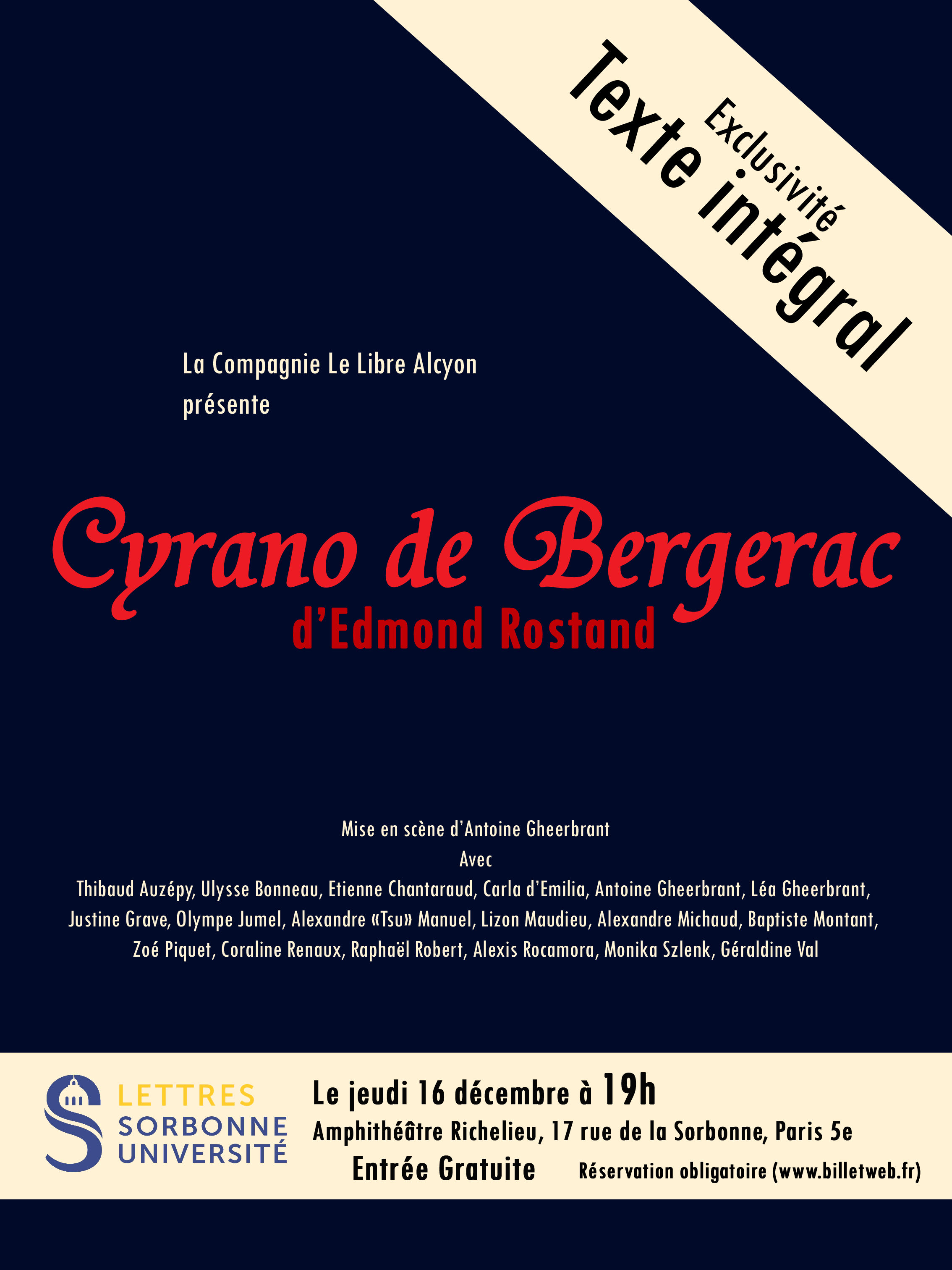 Affiche Cyrano 3 copie